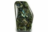 Flashy Free-Standing Polished Labradorite - Madagascar #372712-1
